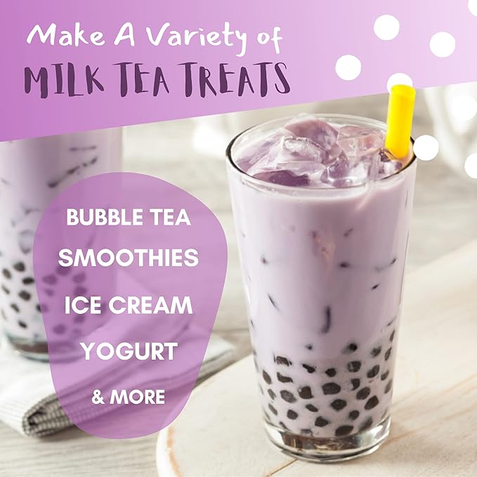 Taro Milk Tea with Instant Boba - 3 Packs & 5 Packs