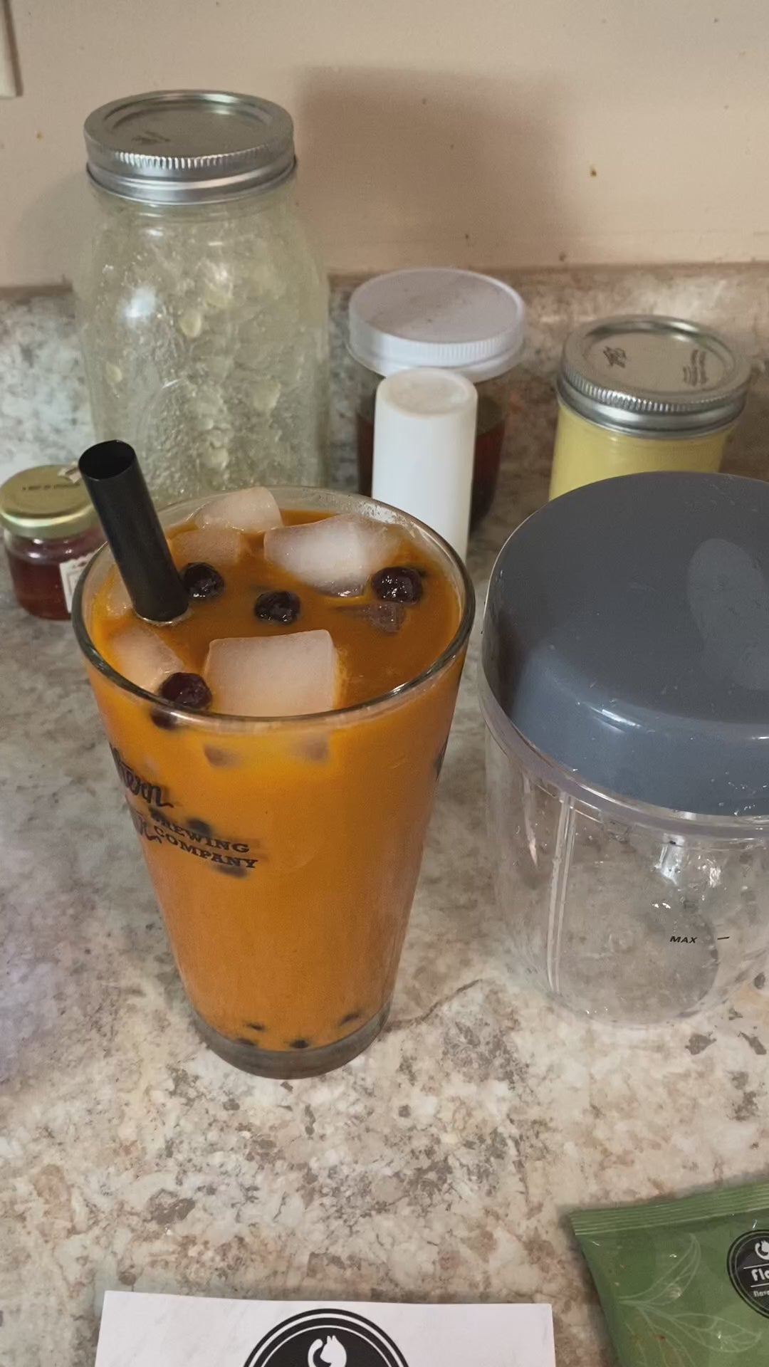 Thai Boba Milk Tea with Instant Boba - 3 Packs & 5 Packs