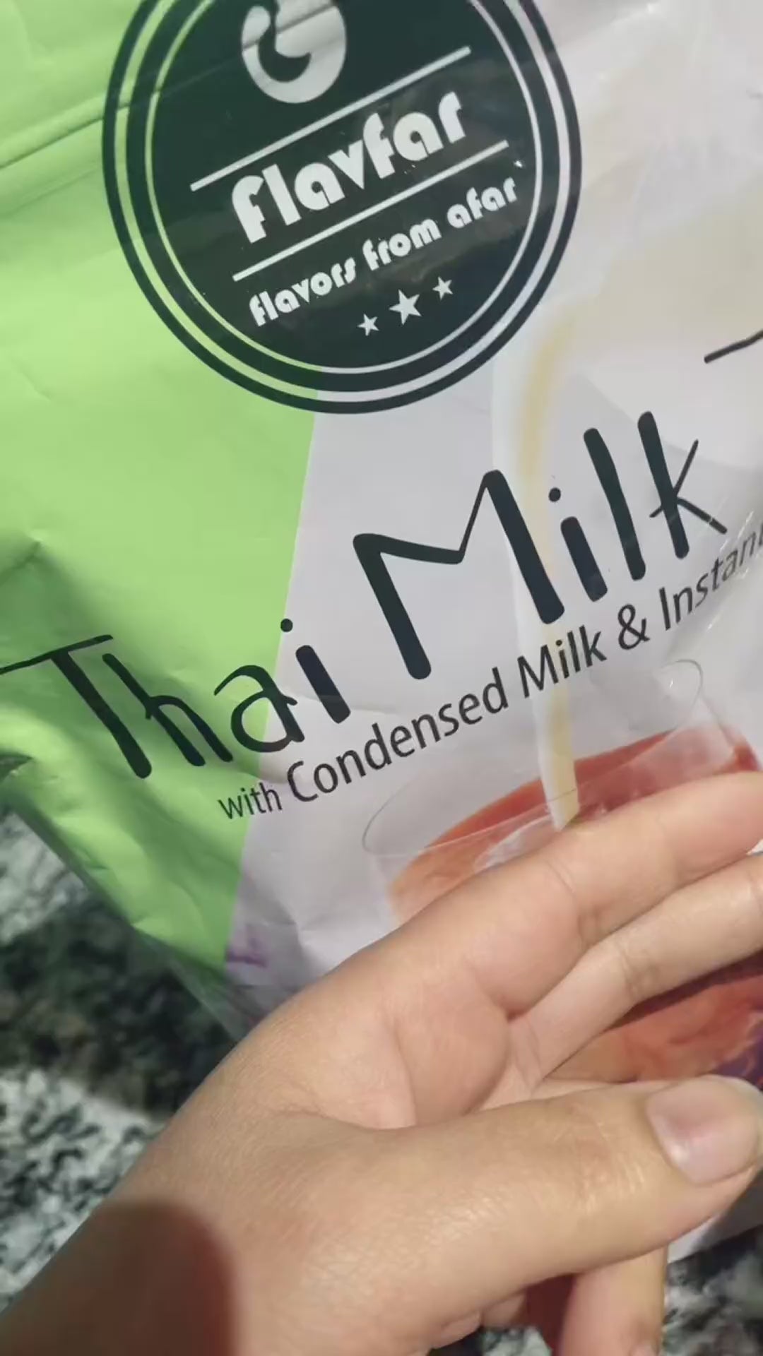 Thai Boba Milk Tea with Instant Boba - 3 Packs & 5 Packs